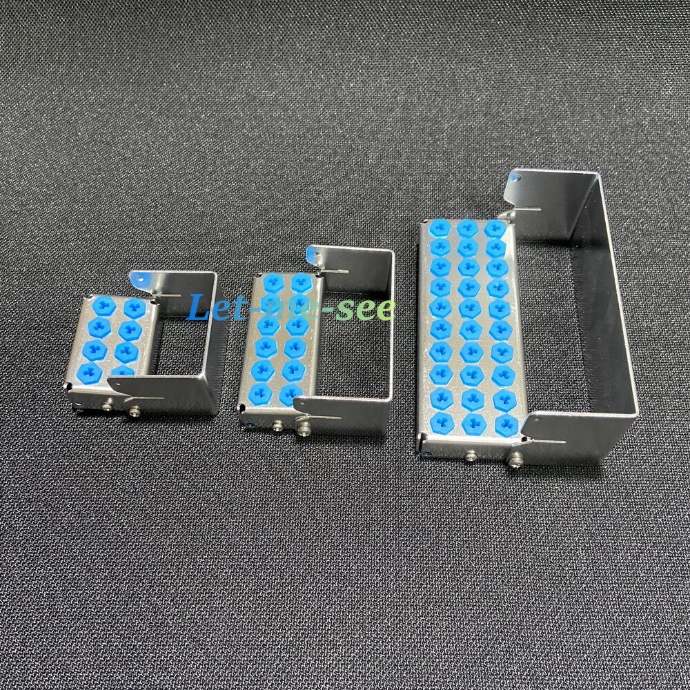 Dental Disinfection Box Implant Drill Burs Organizer Holder Block 8/12/30 Holes