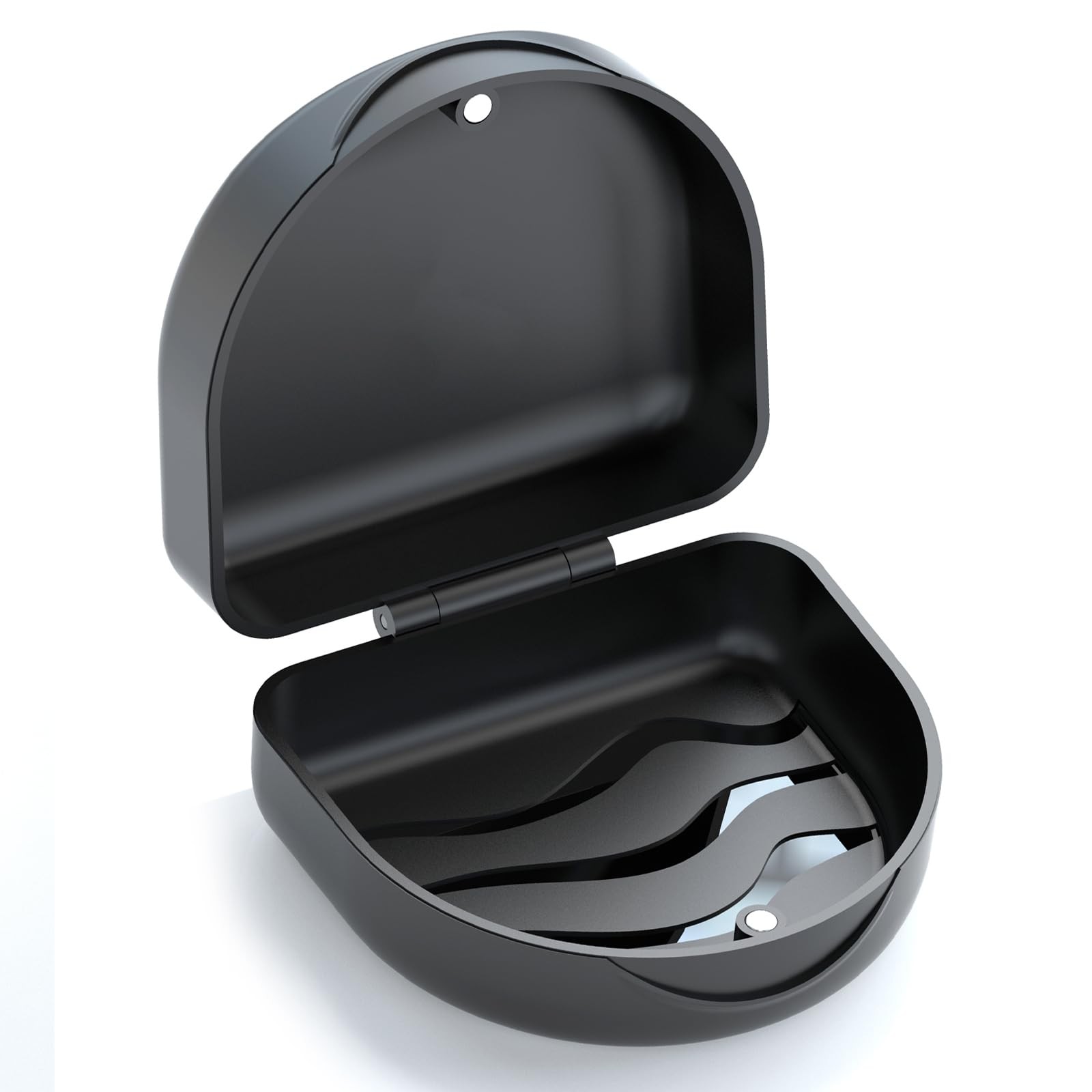 Retainer Case Denture Case: BVN Orthodontic Dental Case, Slim 1pcs, Black