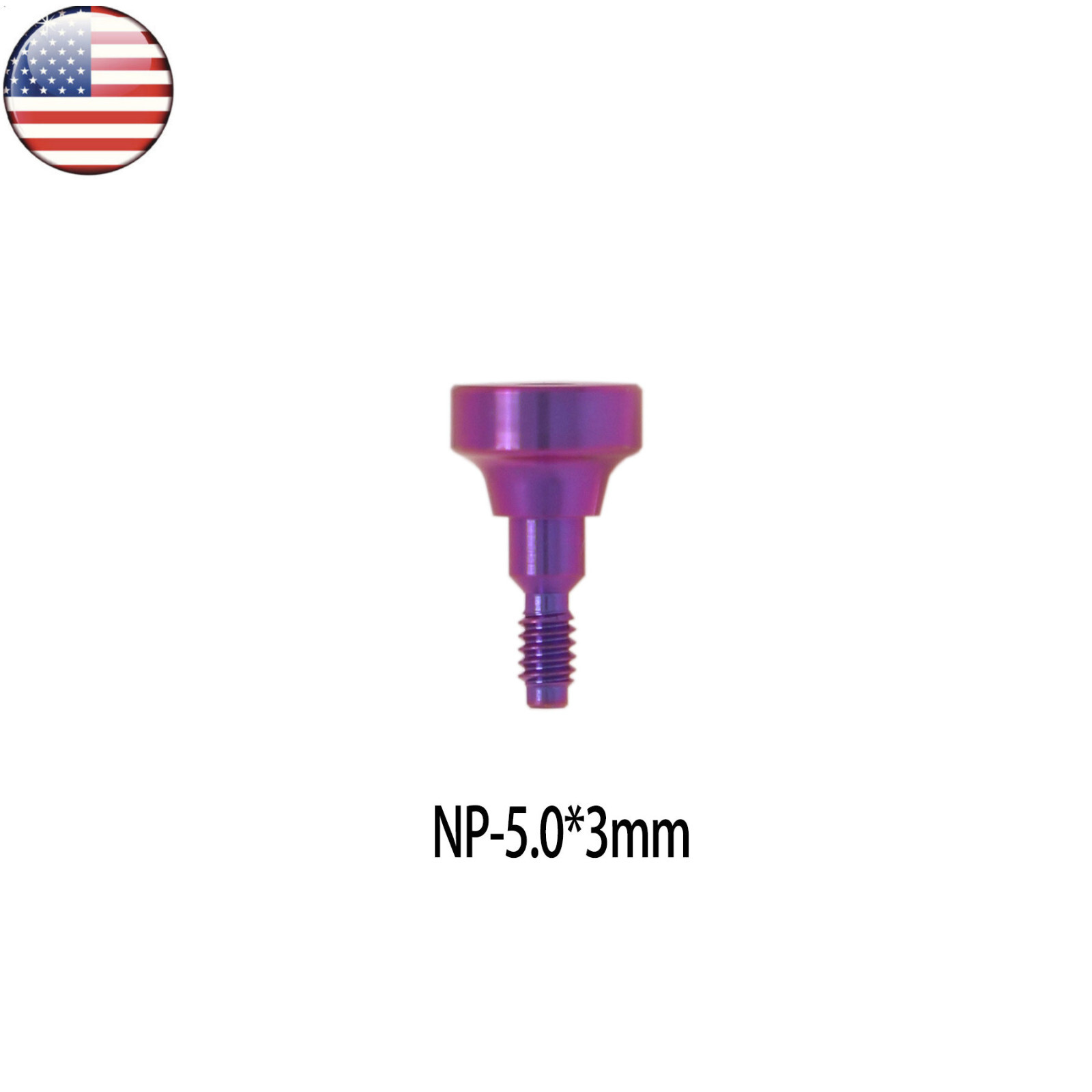 US NOBEL Dental Healing Abutment RP/NP Compatible Active ∅3.6 ∅5.0 ∅6.0 H3/5/7mm