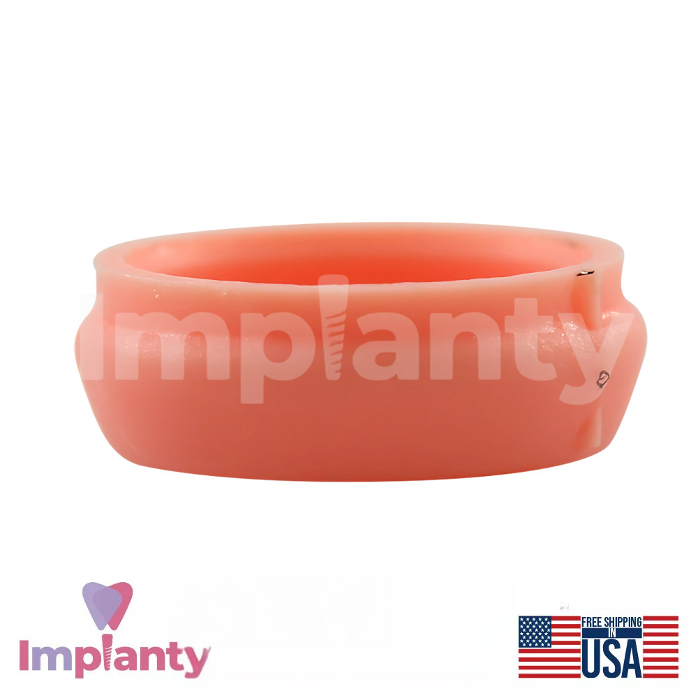 X10 Elastic Silicone Cap For Lock Abu tment Attachment Dental Im plant