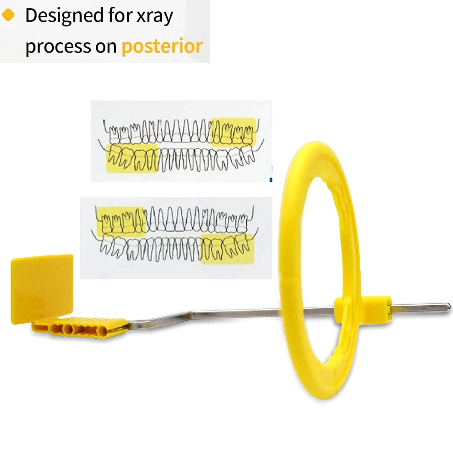 100x Dental Sensor Holder Self-adhesive X-ray Bitewing/Posterior/Anterior Block