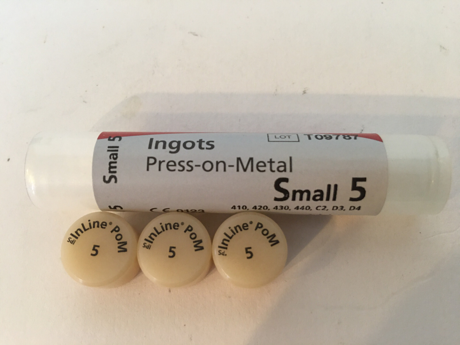 Ivoclar Inline POM Press On Metal Ingots Dental Lab KK408