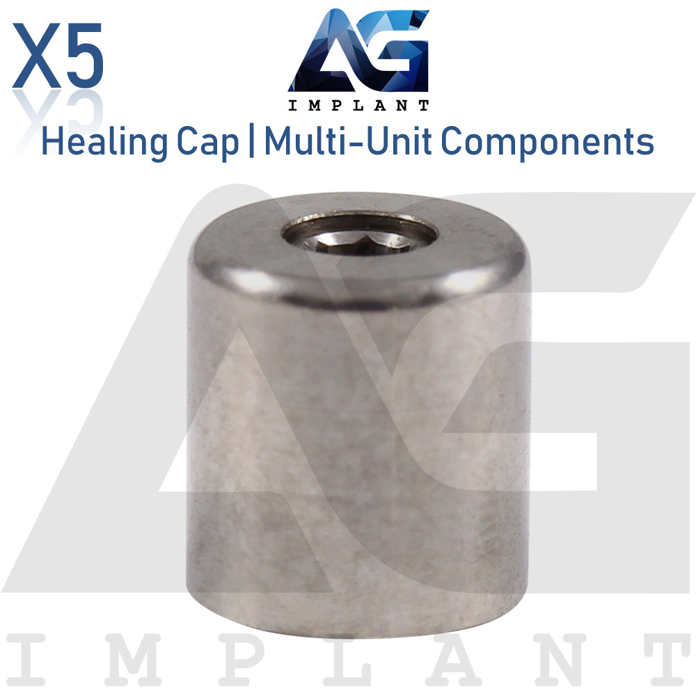 5 Healing Cap For Multi Unit 1.6 Dental Int Hexagon & Conical Connection