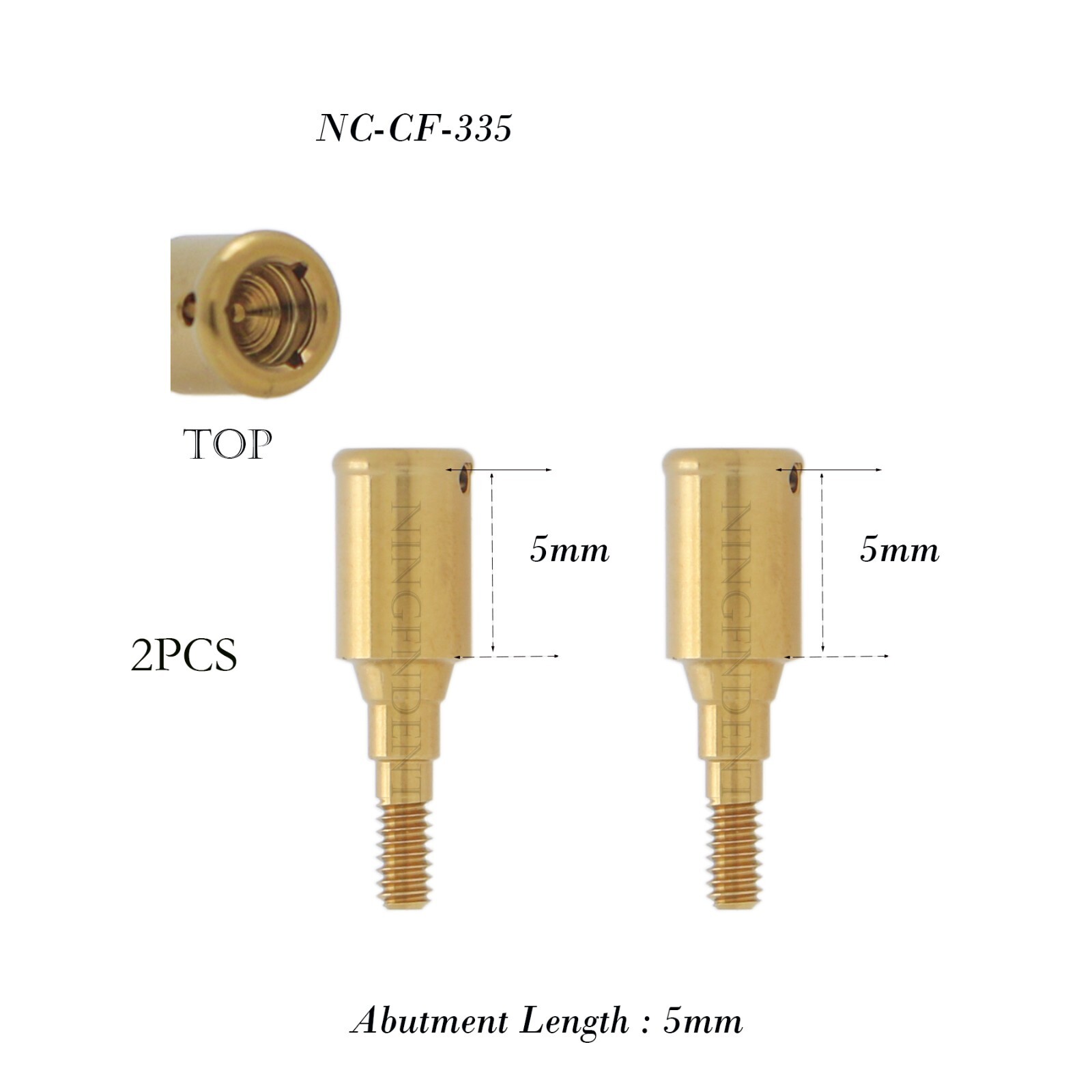 Straumann/ITI-Bone Level NC Dental Overdenture Locator Abutments For 1-5mm GH