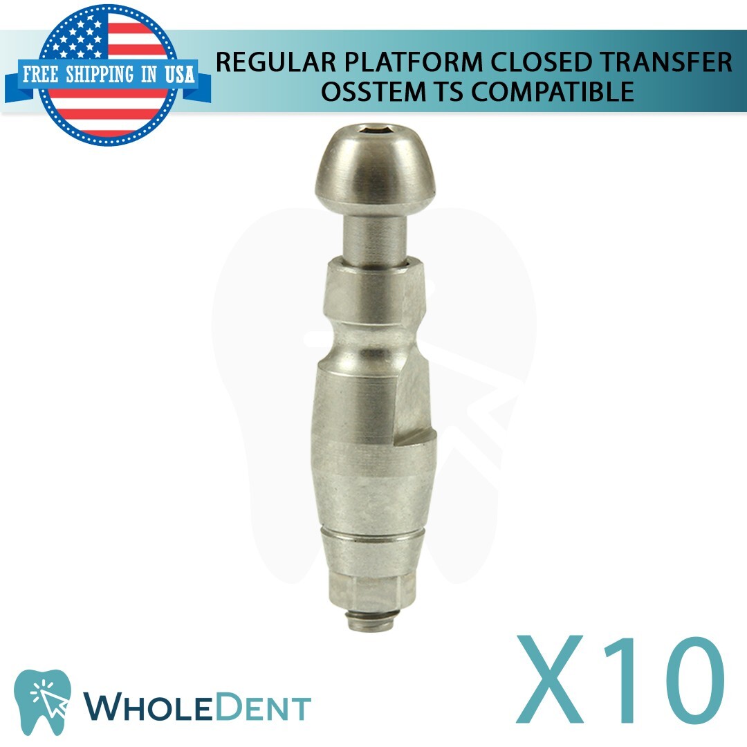 10X Regular Closed Transfer Dental 2.5mm Osstem® TS Hiossen® ET Compatible Hex