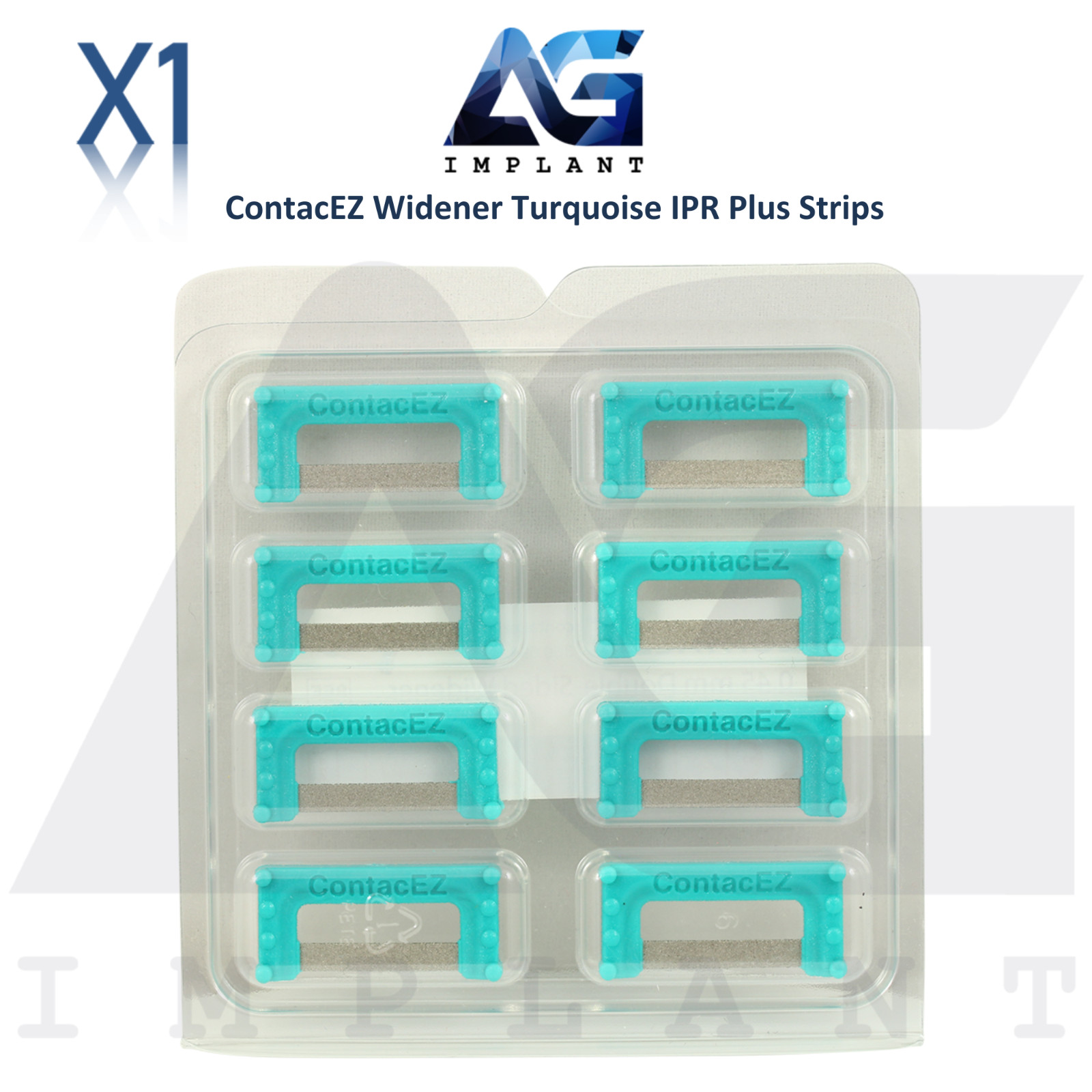Double Sided Widener Turquoise Flexible Diamond Coated IPR Plus Strips Set