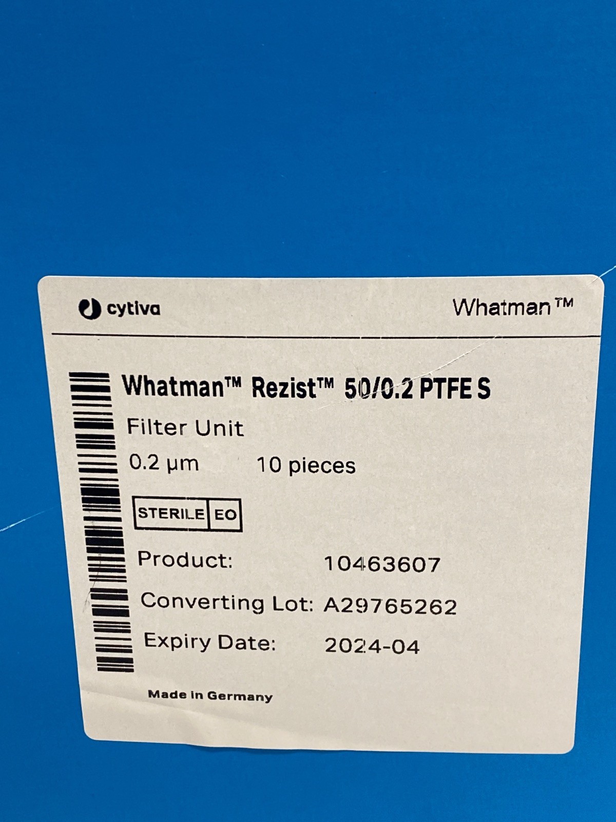 (19) WHATMAN Rezist Air Venting Filter Units 50mm 0.2um PTFE PP 10463607