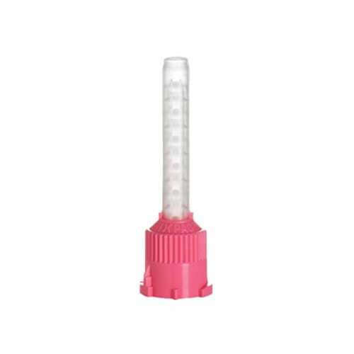 MIXPAC T-Mixer HP Mixing Tips, Short, Medium Pink, 48/Pk