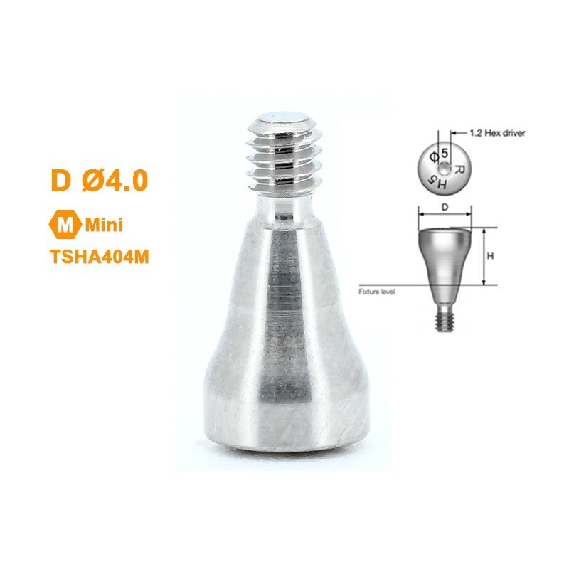 5Pcs Dental Healing Abutment Caps Regular Mini Platform Fits Oss Hiossen
