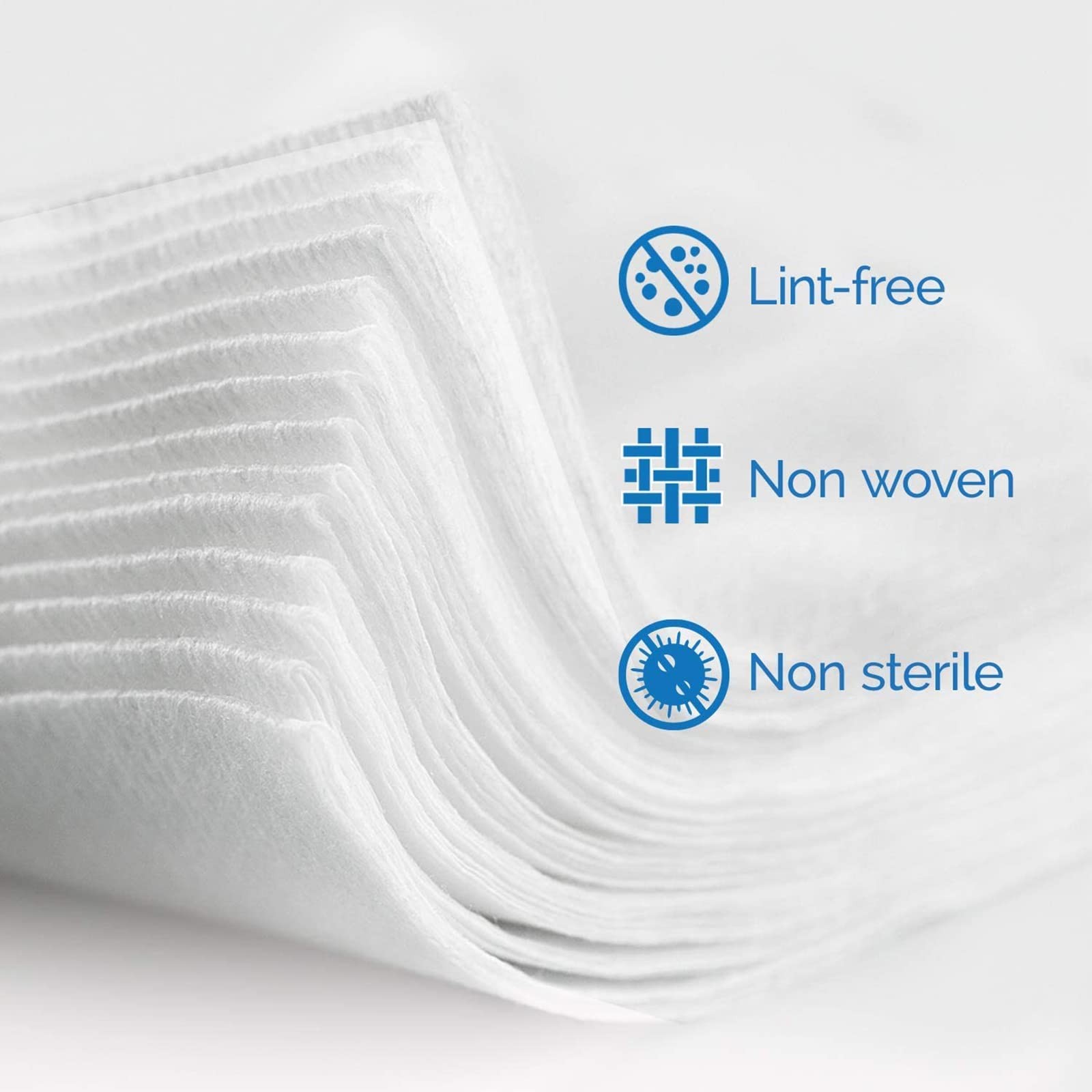 2000 Gauze Pads 2×2, Non Woven Sponges 4-Ply Non-Sterile Guaze All Purpose Ga…
