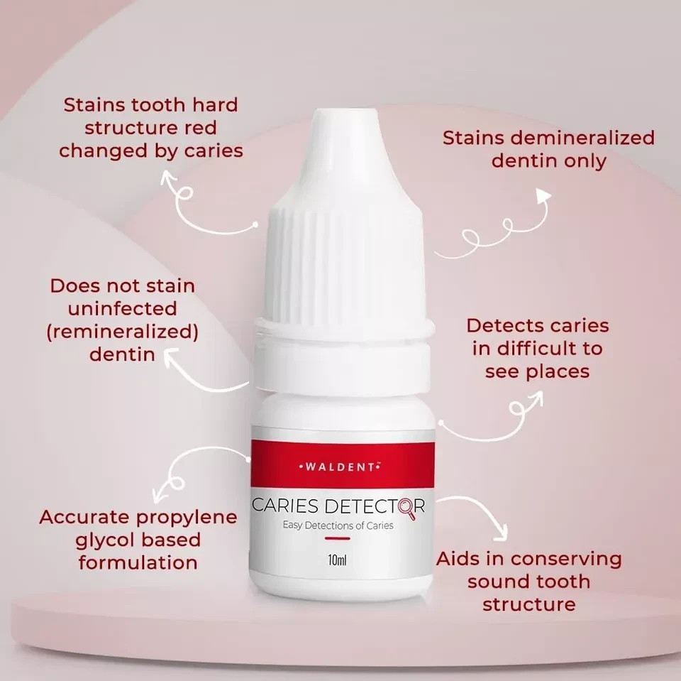 Waldent Caries Detector for Conservative Dental Caries Removal ( Free Ship )