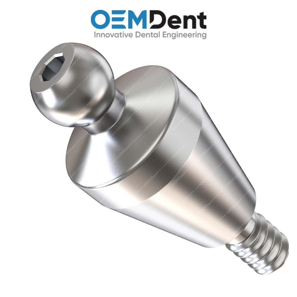 Straight Ball Attachment Standard NP Set Nobel Active® Compatible Conical Dental