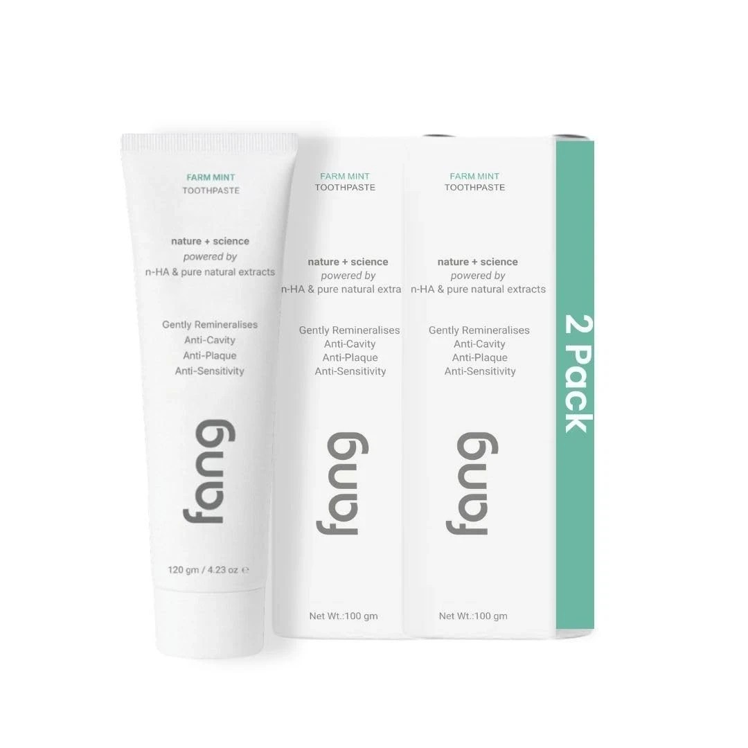 Fang Farm Mint Natural Toothpaste – 120 grams (Pack of 2) v131