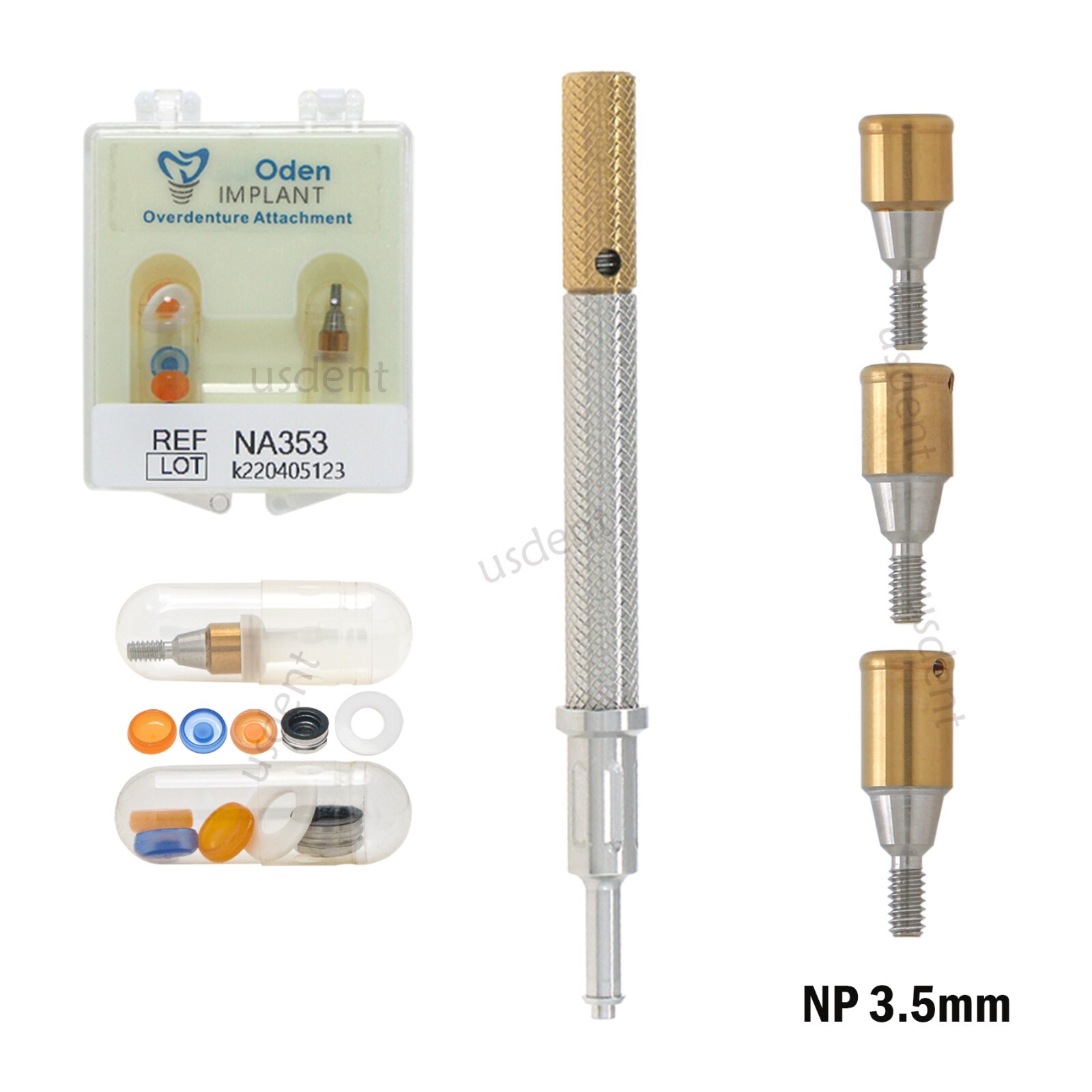 NP 3.5MM Male Cap Abutment Narrow Platform For Nobel Active Core Tool