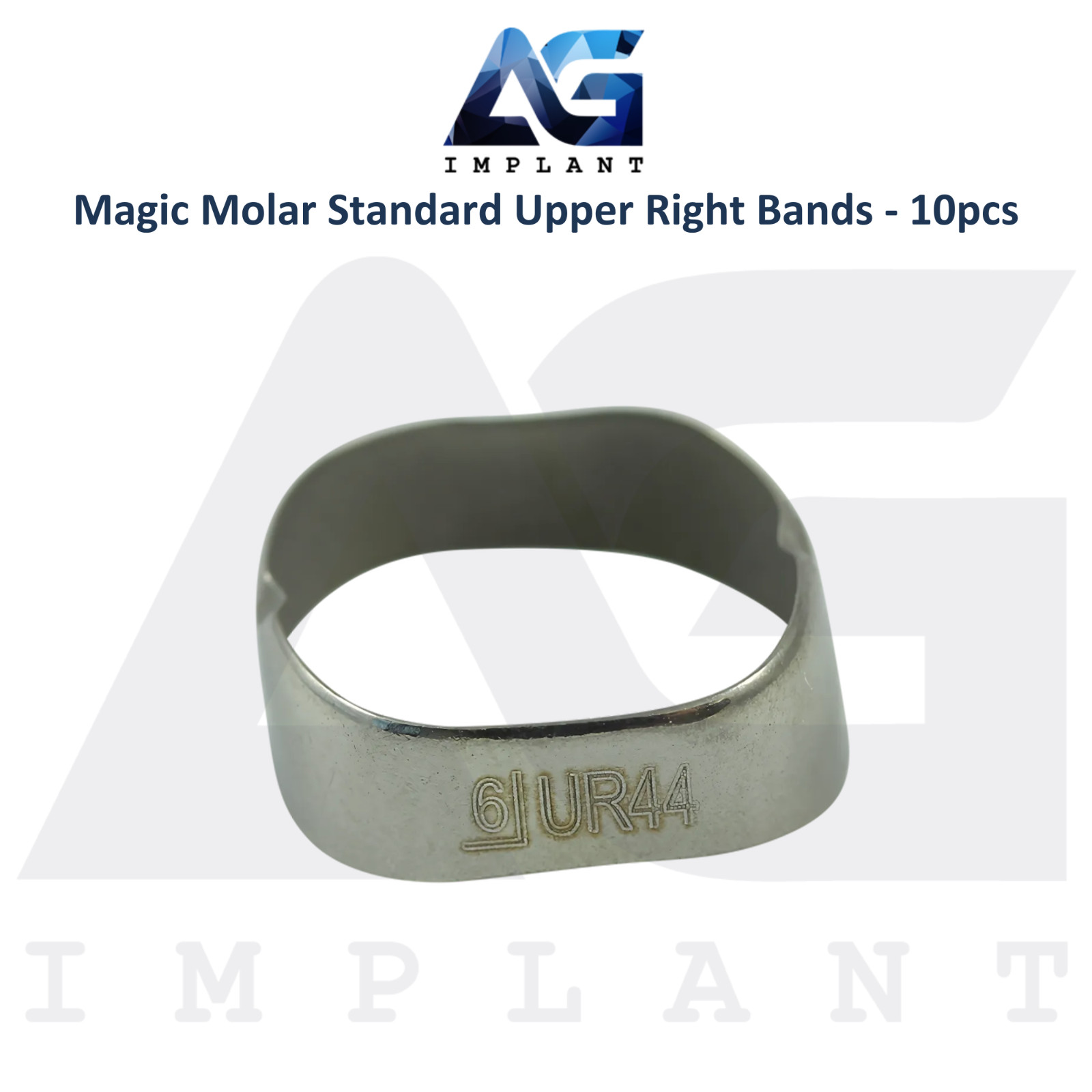 Magic Molar Standard Upper Right Ortho Bands 10pcs Solid Anchor Dental Procedure