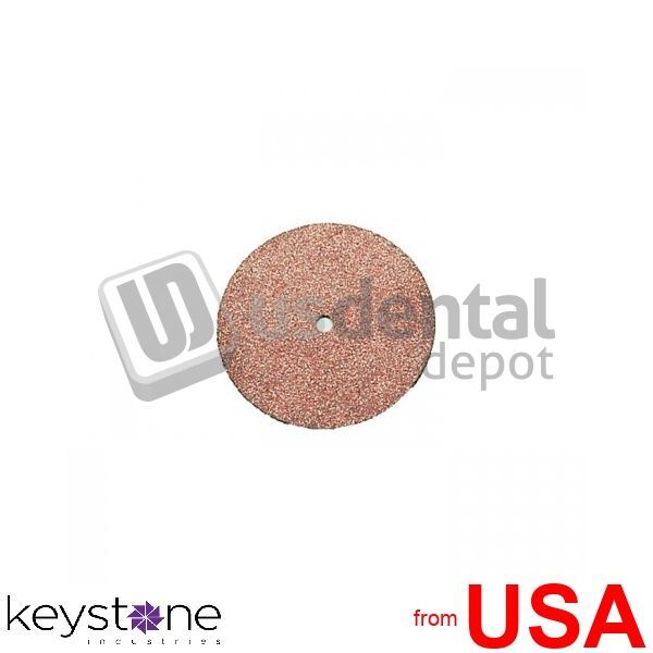 KEYSTONE DC RED Flash Disc24mm x 06mm, Aluminum Oxide, 25000 rpm, 1 034-1300430