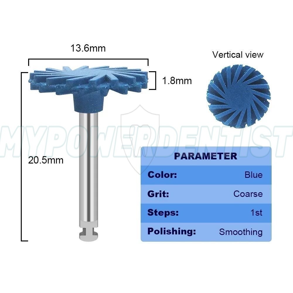 Dental Polishing Wheel Diamond Ceramic Twist RA Radial EVE Coarse/Medium/Fine