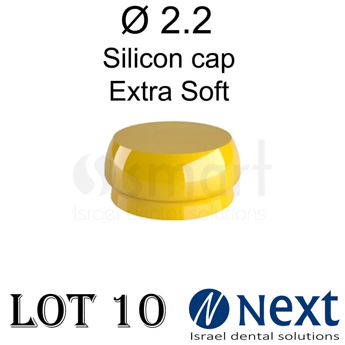 Lot X 10 Ball Attachment Silicone cap Mini 2.2 mm extra soft Rhein83 Europe made