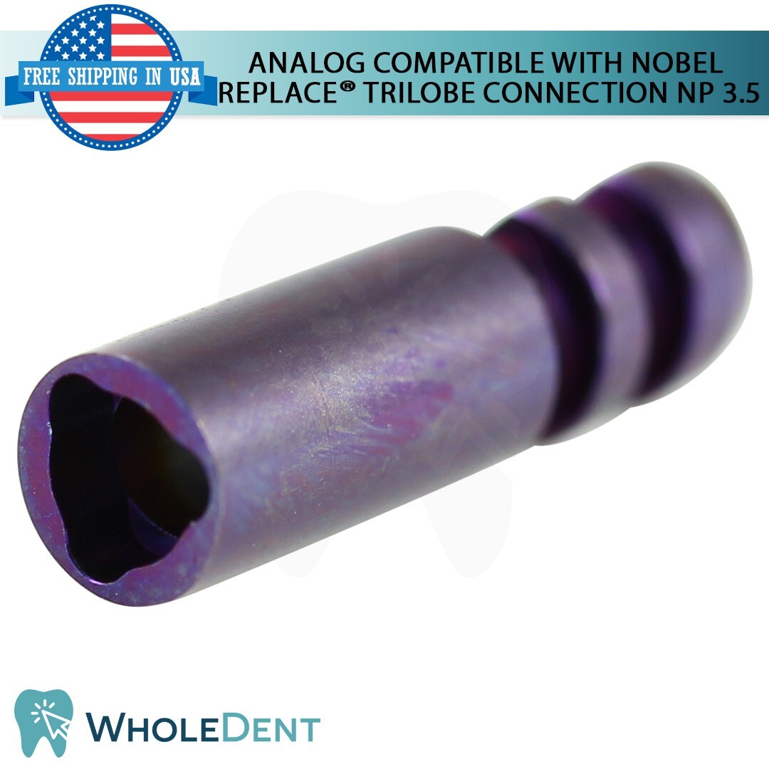 5X Analog Compatible With Nobel Replace Select™ Trilobe Connection NP 3.5