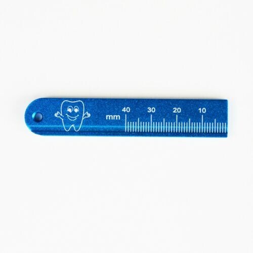 5Pieces Dental Aluminum Metal Endodontic Endo Ruler 5 Colors