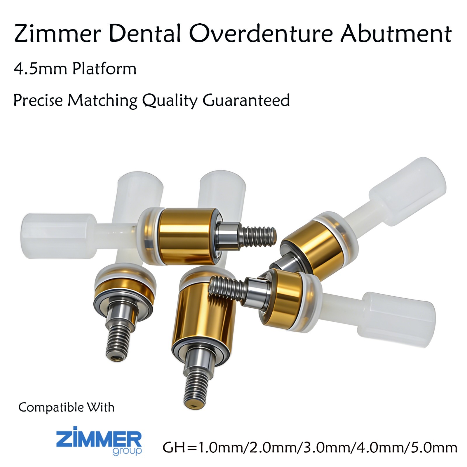 Dental Overdenture Locator Abutment Fit Hiossen Osstem/Nobel Biocare/Zimmer/MIS
