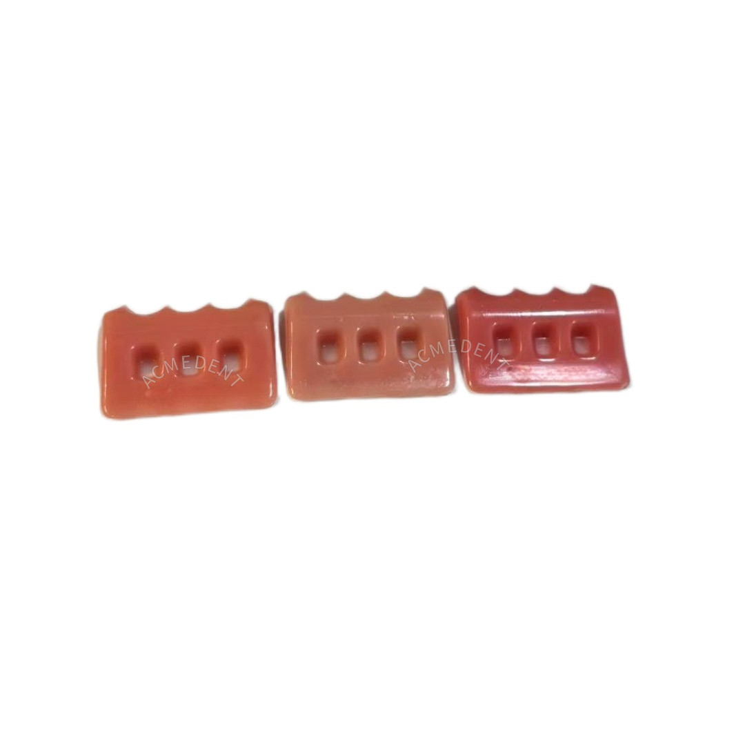 Gum Shade Gingiva Color Plate Indicator Tri-Color Gummy Pink Composite Resin