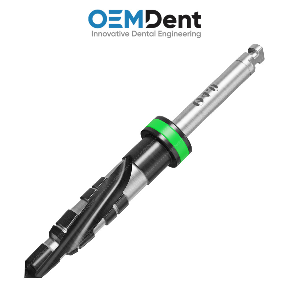 Carbon DLC Step Drills 16mm Universal Instrument Tool Dental Fixtures Placement