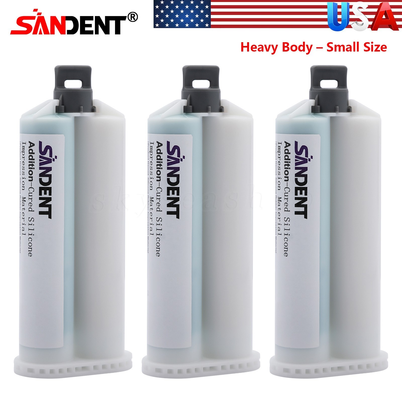 Heavy Body Fast Set, Dental Impression Material 50mL Cartridge 1-10X