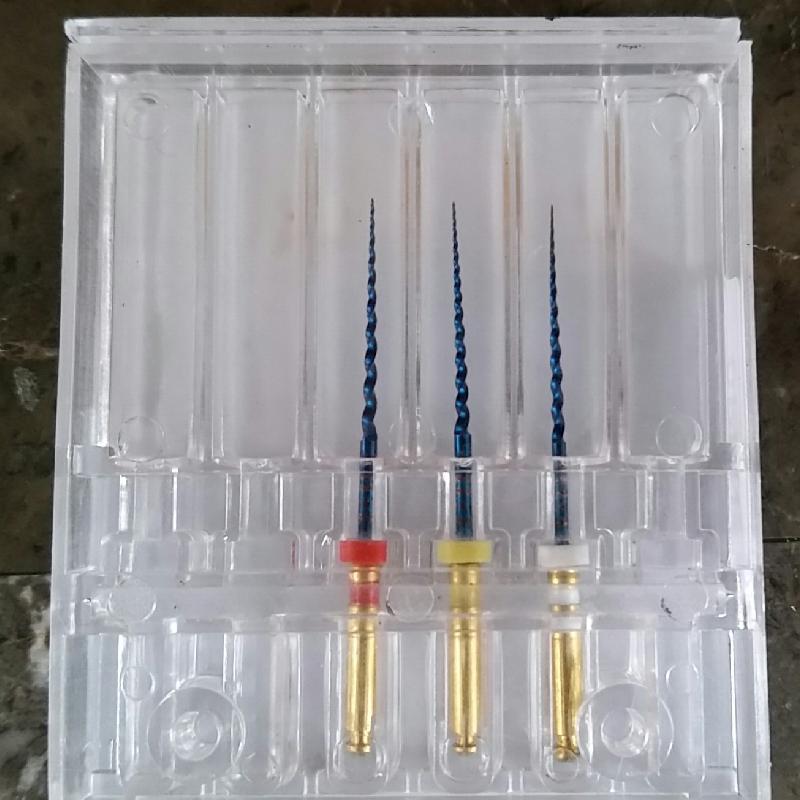 Dental Endo Rotary VT Blue 3pcs NiTi Files 21 mm Beat Vortex Root Canal USA
