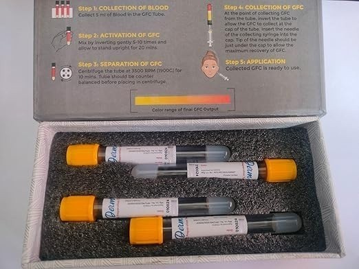 DERM Autologus Conditioned GFC Preparation Tube for Skin and Face 5 mL 2 Box