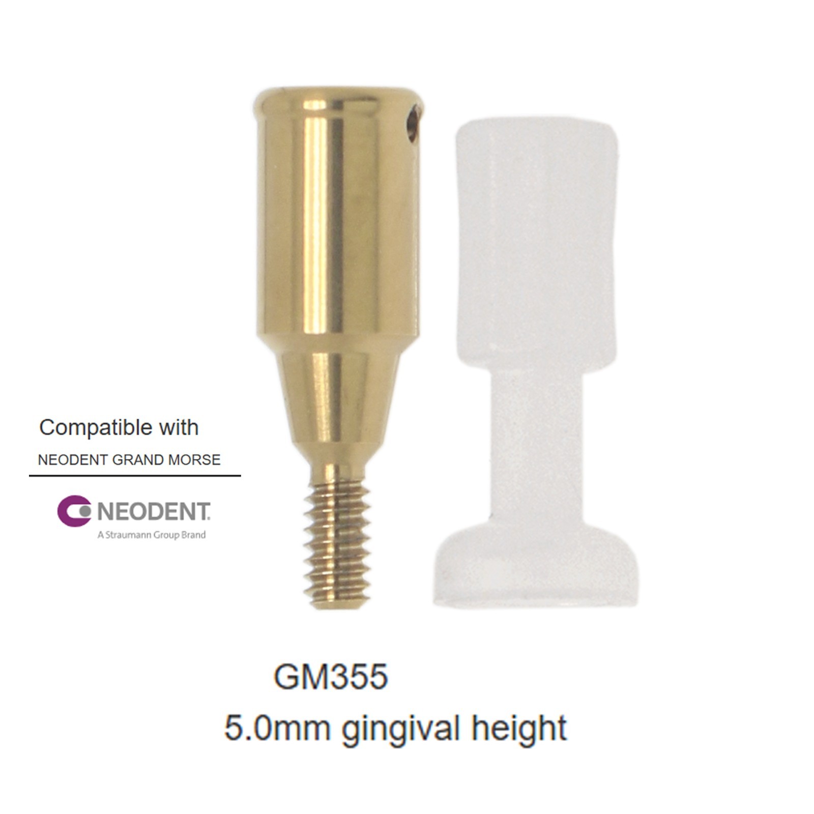Dental Locator TiBase Abutment 1-6.0mm GH Compatible with Neodent GM Platform