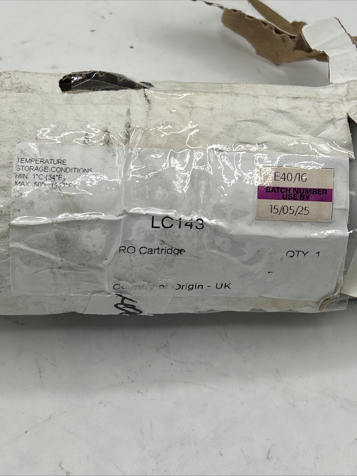 Genuine Elga LC143 Pretreatment Cartridge See Pics 30 Days Warranty