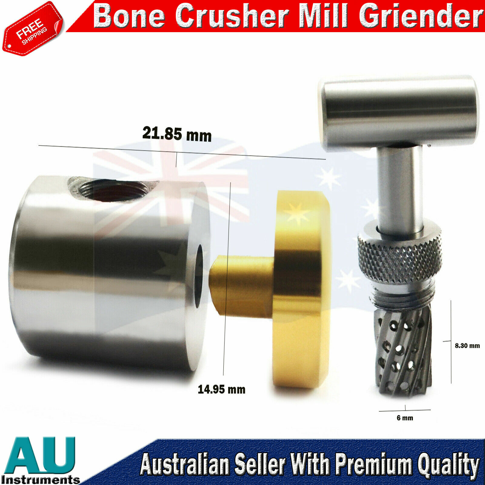 Dental Implant Bone Graft Kit Orthodontic Bone Rounger Palti Bone Mallet Hammer