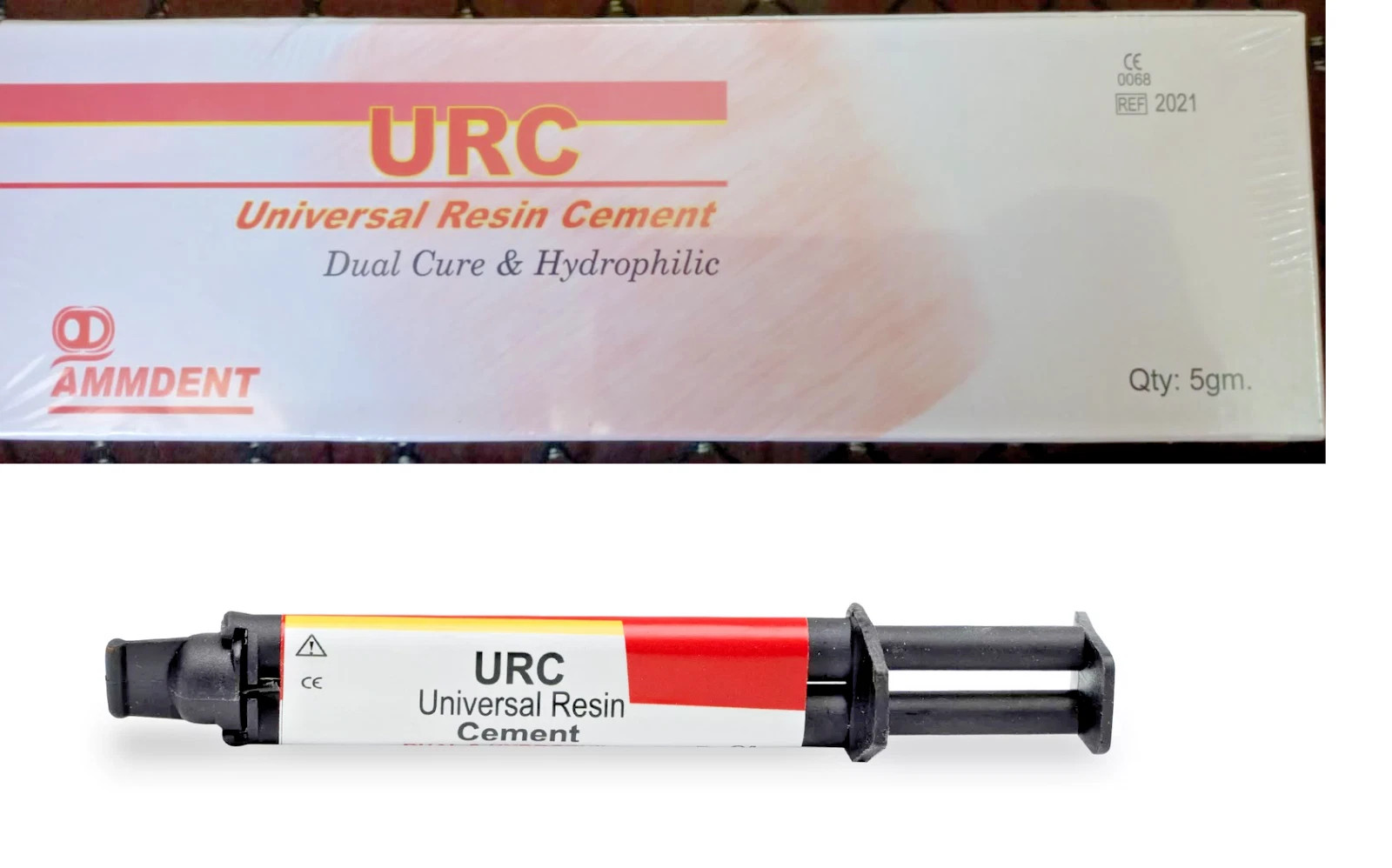Ammdent URC Universal Resin Dental Cement Dual Cure & Hydrophilic 5g (Free Ship)