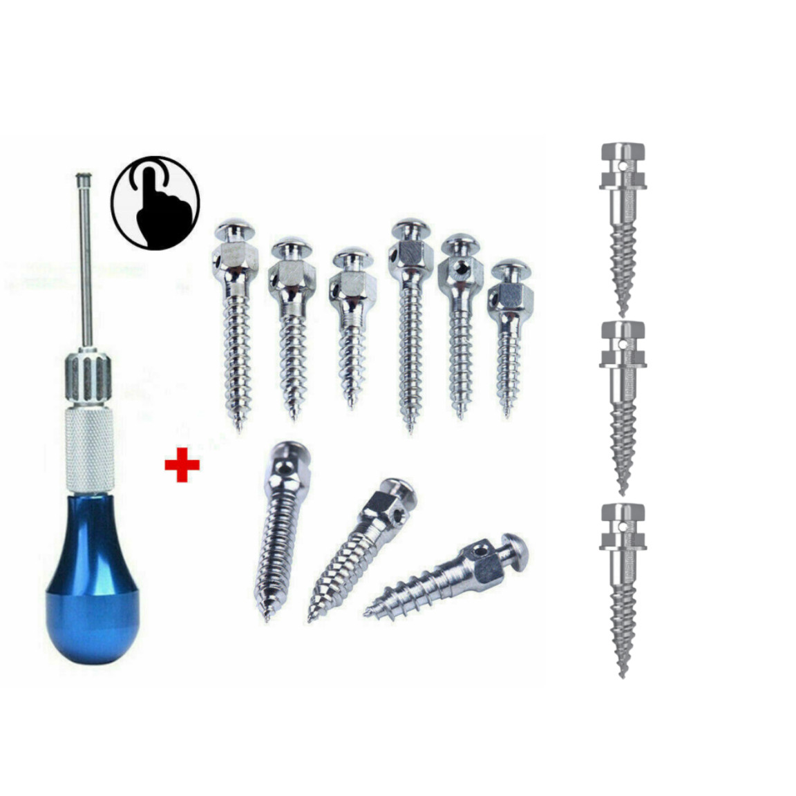 1Piece Dental Orthodontic Micro Implants Mini Micro Bone Screw Titanium Alloy
