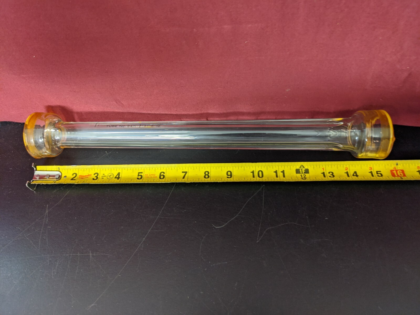 SK ROTAMETER GLASS TUBE NO. S&K-3/4-31-G-10 / SK 3/4-31-G-10 / METER SIZE 5