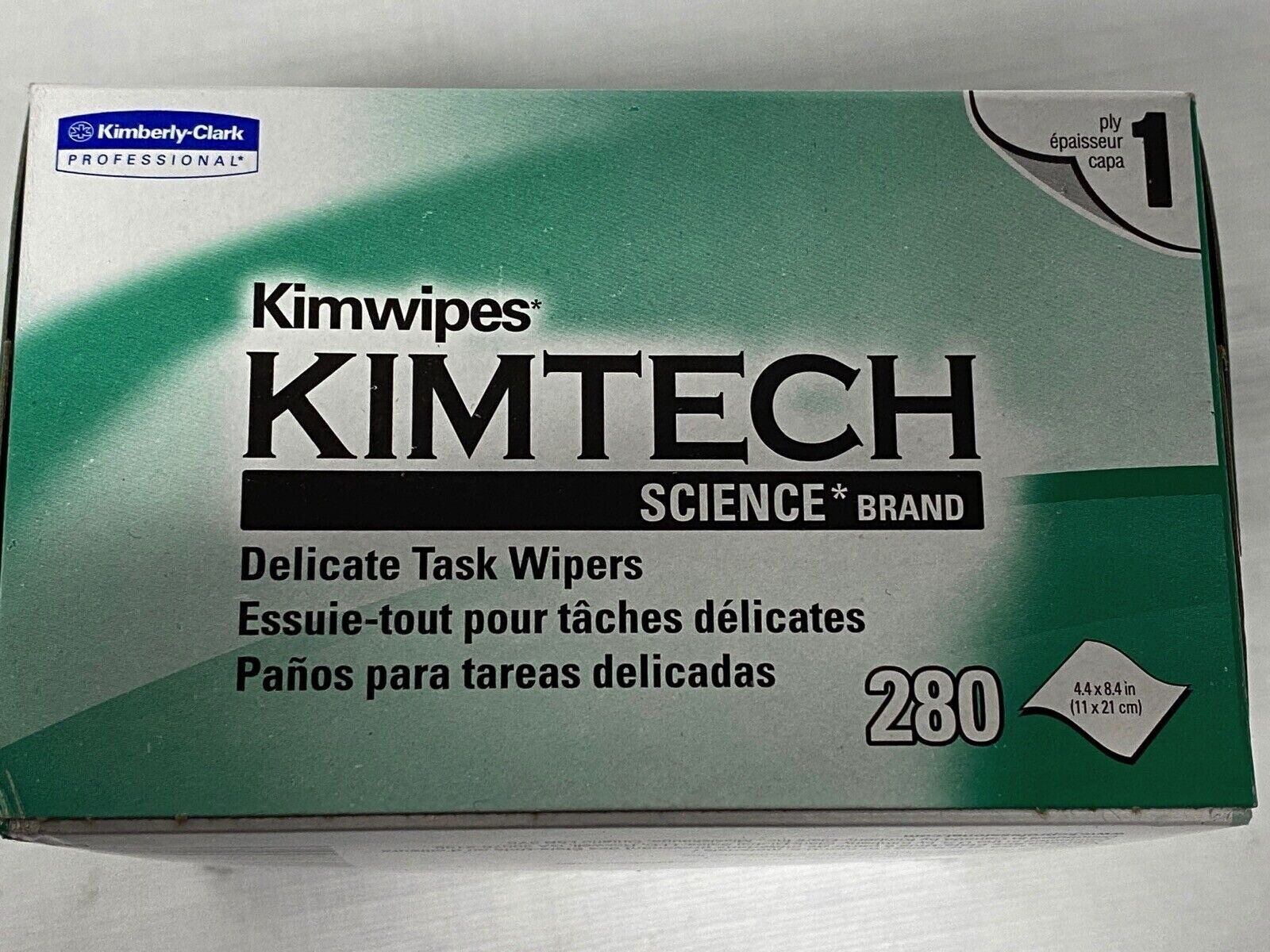 (3 Pks) KIMBERLY-CLARK VWR 1-Ply Light Duty Task Wipers 4.4×8.4” & 4.5×8.0″