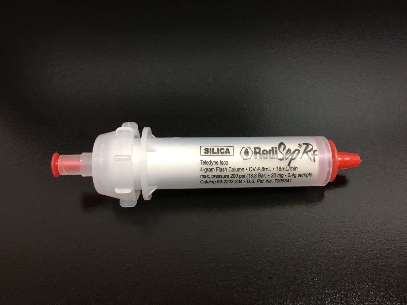 RediSep Cat No 69-2203-304 Silver Silica Gel Disposable Flash Columns 4g