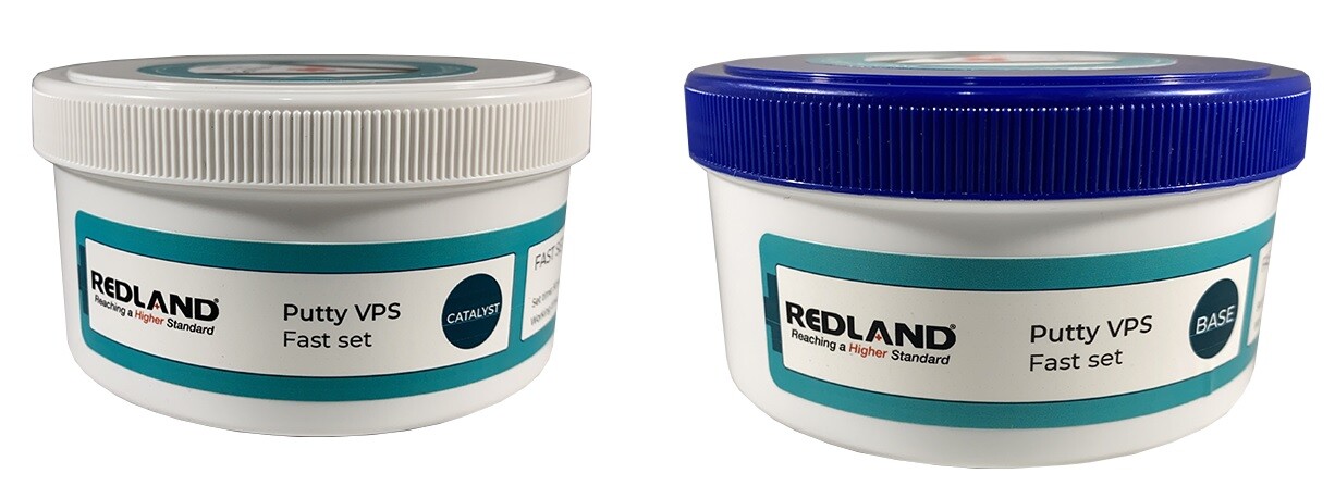 Redland Putty Fast Set VPS Impression Material Base + Catalyst 580mL German Made