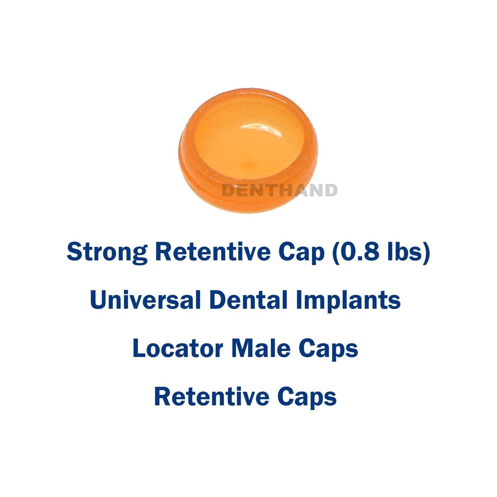 1PC Dental PAØ4.5mm Attachment Abutment 4mm&Overdenture Male Caps Kit for Zimmer