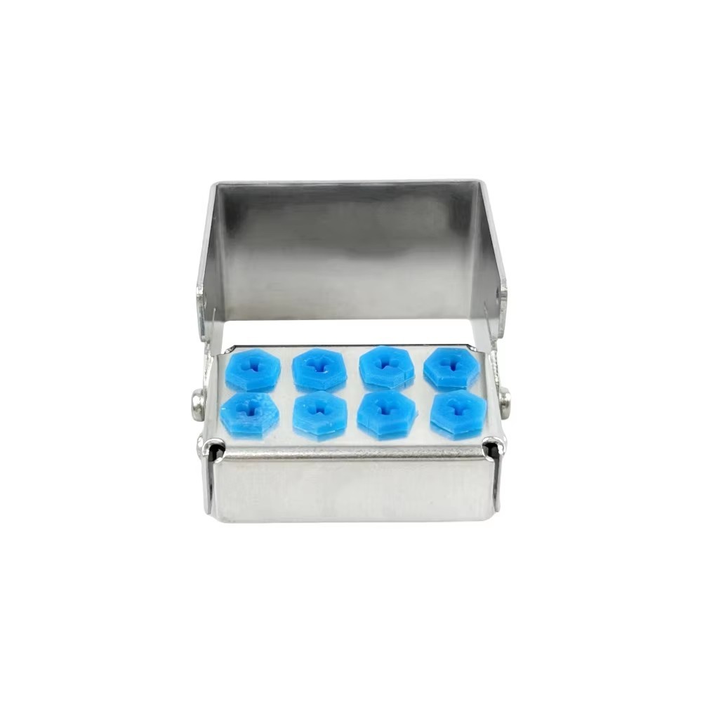 8/12/30 Holes Dental Implant Drill Burs Disinfection Box Organizer Holder Block