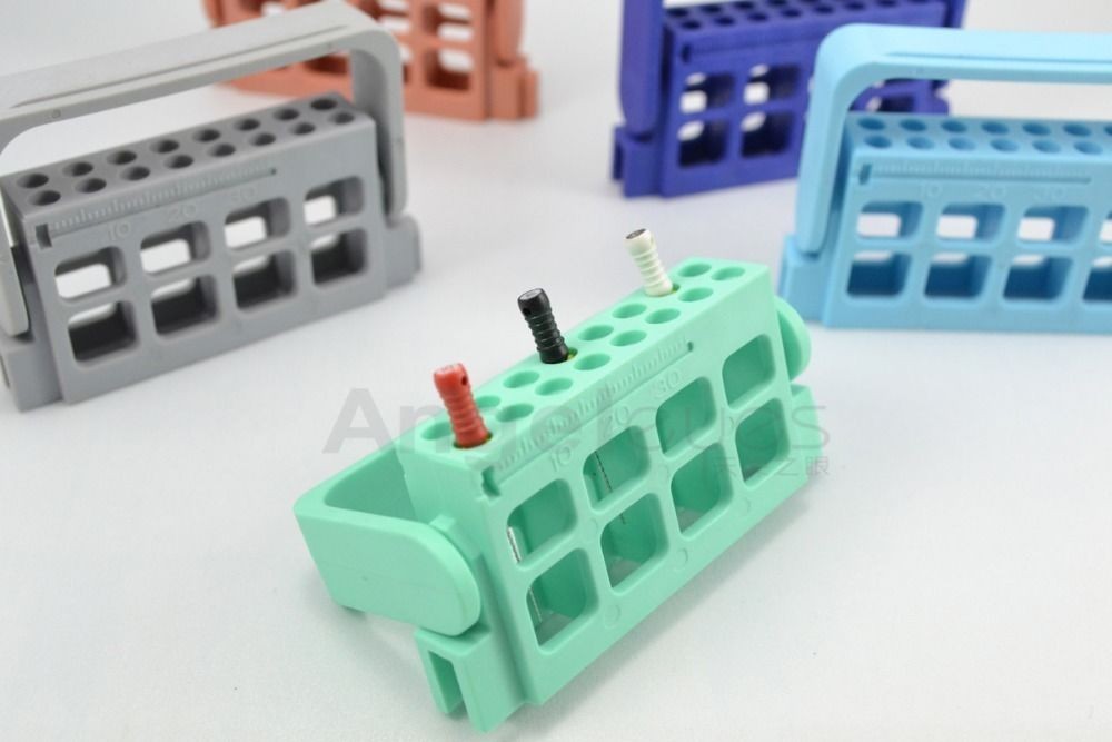 Dental ENDODONTIC Files Holder Ruler Root Canal Autoclavable Block Organizer