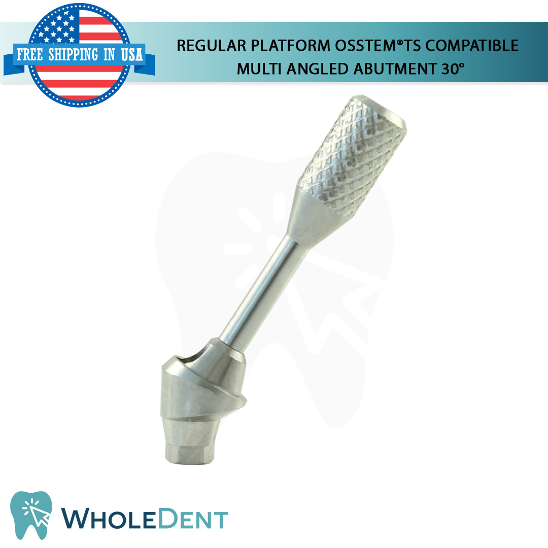 1X Dental Osstem® TS Compatible Regular Platform Multi Angulated Abutment 30°