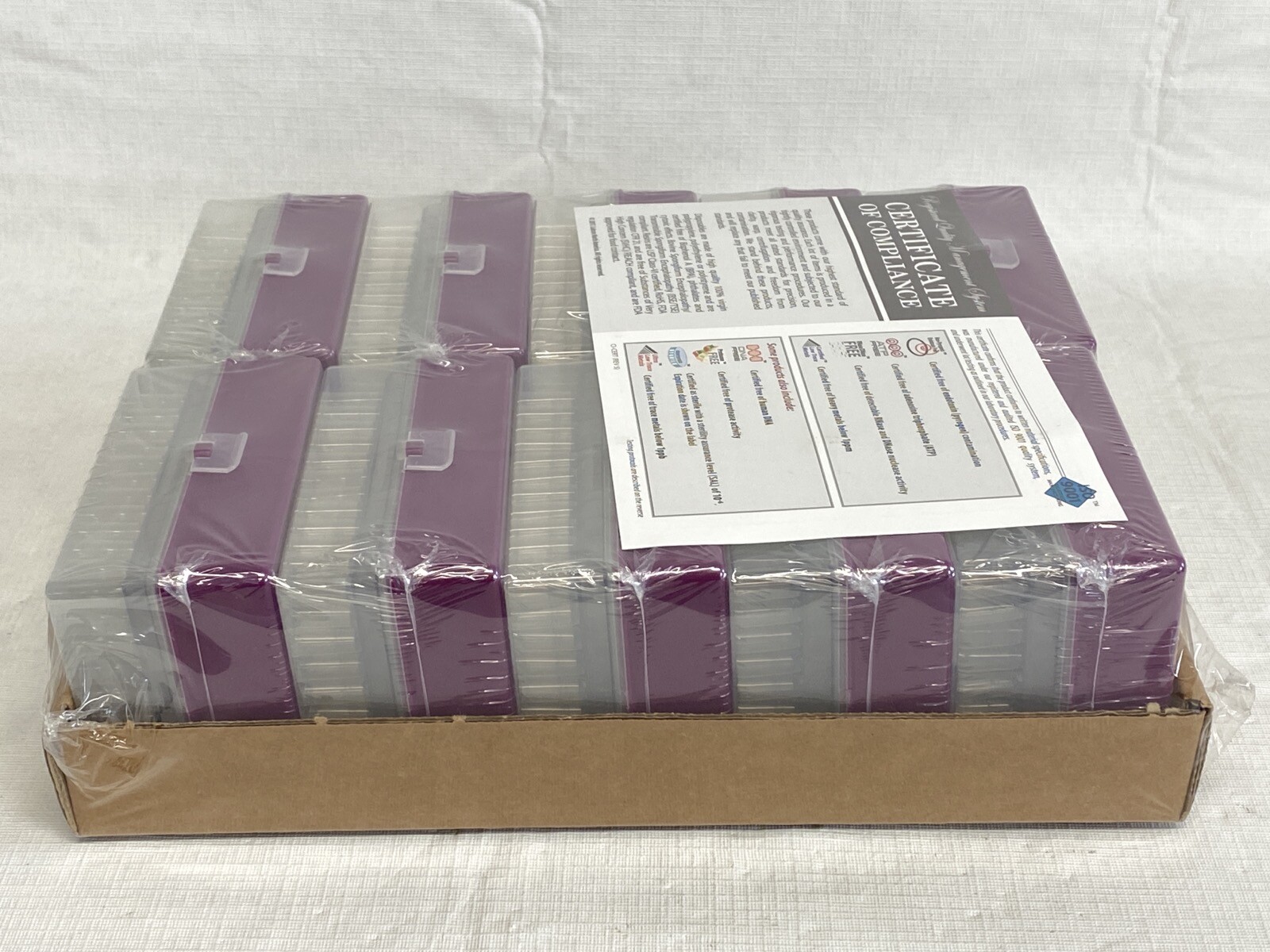 (960/Pk) VWR 300uL Low Retention Pipet Tips Hinged 10×96/Rk Tray 10015-706