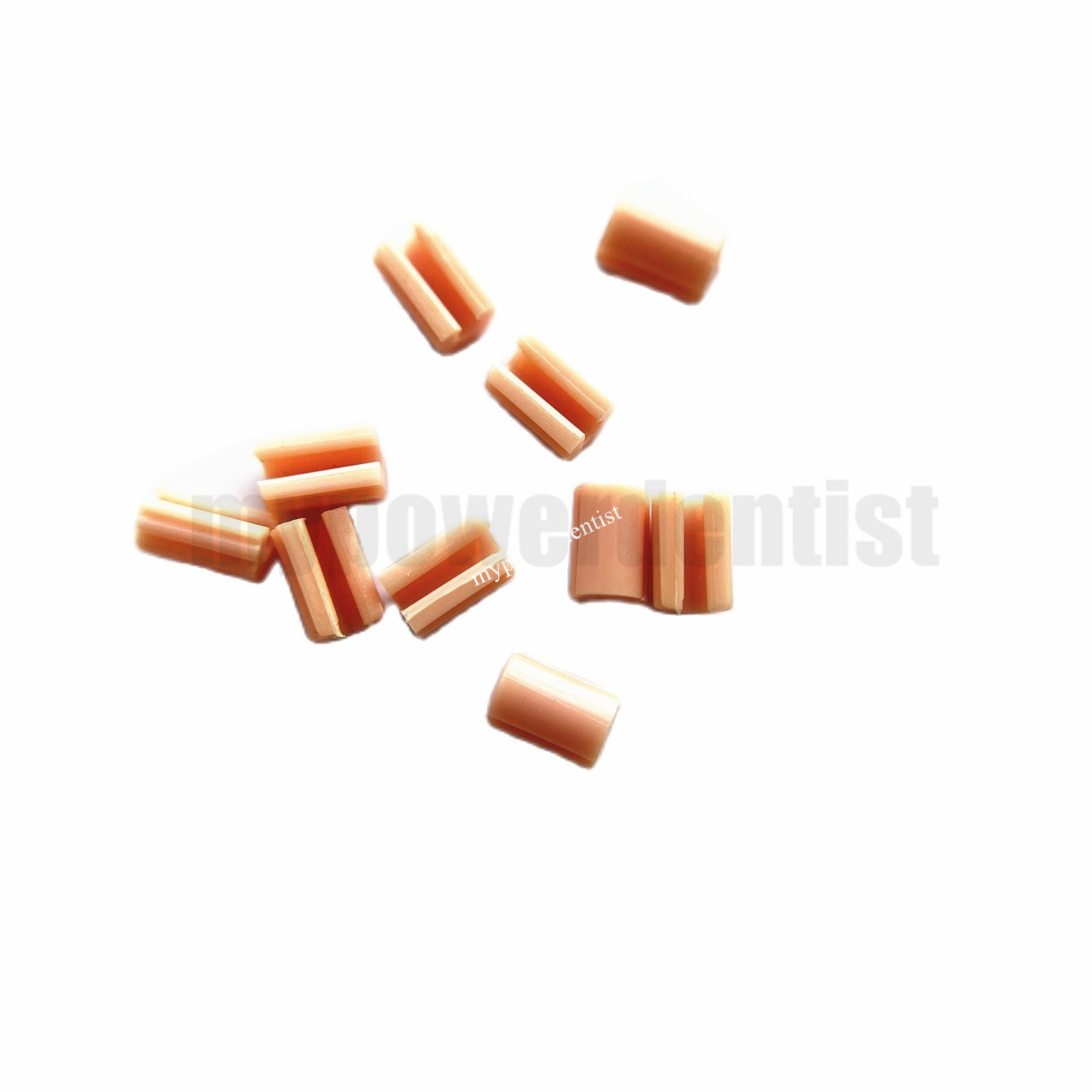 5~60Pcs Dental Pink Clips Bolt Inserts Overdenture Attachment