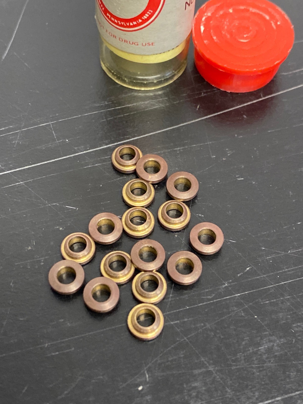 (16) SUPELCO 1/8” Brass Swagelok Back Ferrules Tube Fitting 2-2013 204-1