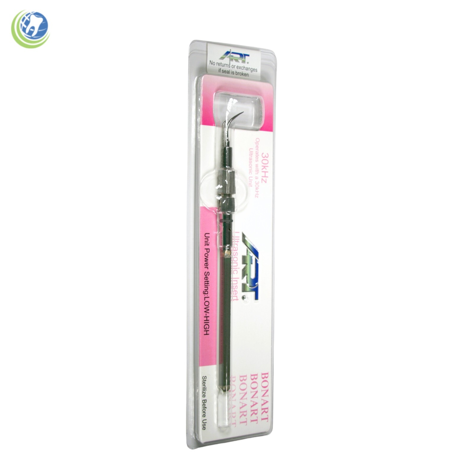 Dental Cavitron Ultrasonic Insert Tip P-10 Universal 30K Bonart 16HR Metal Grip