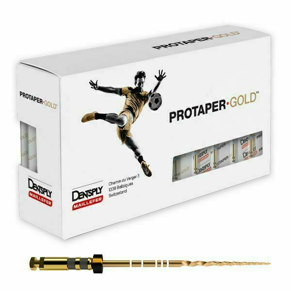 Dentsply Maillefer ProTaper Gold Rotary Files SX 19mm 18 Shaping Files 3pks