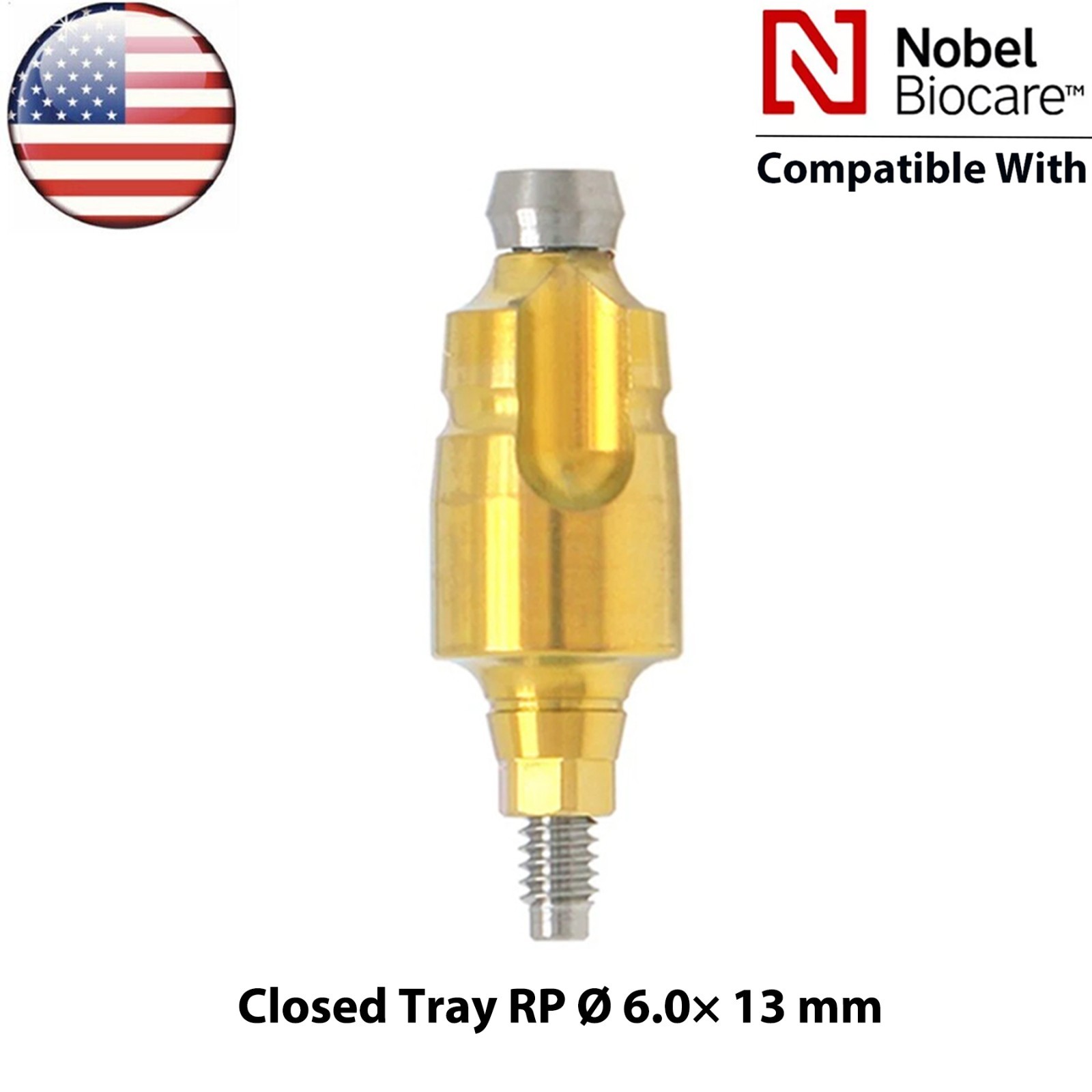 US Impression Transfer Coping Open Closed Tray Compatible Nobel Active NP RP