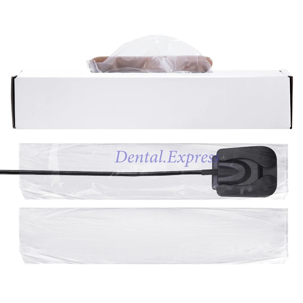 500 X-ray Sensor Sleeve Dental Disposable Plastic Protector Size 4.2/4.5cmx20cm
